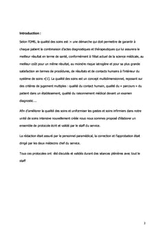 Soins et gestes infirmiers en réanimation