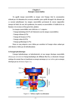 Etude des performances des turboalternateurs