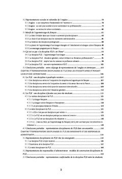 Représentations disciplinaires du FLE dans une université pluridisciplinaire