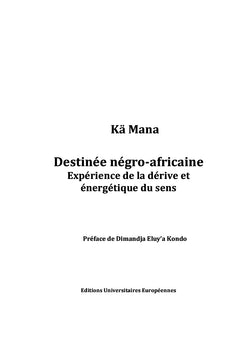 Destinee negro-africaine