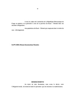 Administration territoriale et developpement socio-economique