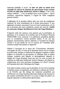 R.D.Congo "objectif 2040"