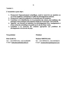 R.D.Congo "objectif 2040"