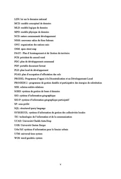 Contribution des SIG à la gestion des des collectivités territoriales