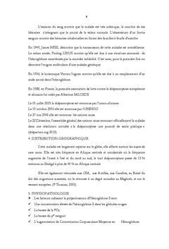 Prise en charge intercritique de la Drépanocytose
