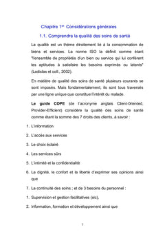 Politique de Qualité Santé