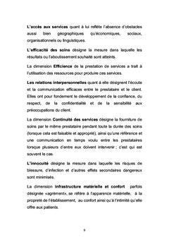 Politique de Qualité Santé