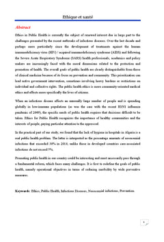 Éthique et santé