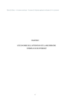 L'économie de l'attention appliquée au domaine de l'e-recrutement