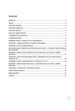 Gestion des eaux usees et qualite du cadre de vie A Abobo-SOGeFIHA
