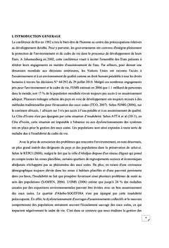 Gestion des eaux usees et qualite du cadre de vie A Abobo-SOGeFIHA