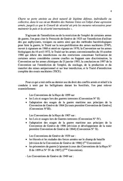 Les opérations de guerre et l'environnement