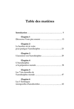Le pouvoir de l'autodiscipline