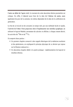 Calcul des activites du couple pere-fils d'un generateur 99Mo/99mTc