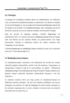 Calcul des activites du couple pere-fils d'un generateur 99Mo/99mTc