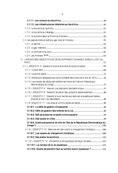 Regard croise sur le developpement durabledans une zone post-conflit