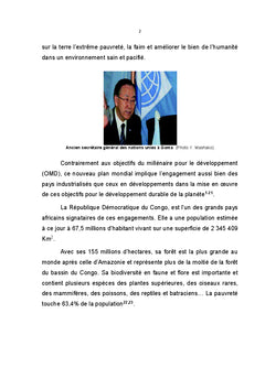 Regard croise sur le developpement durabledans une zone post-conflit