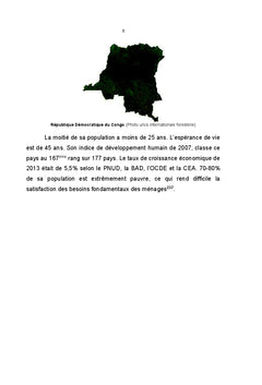 Regard croise sur le developpement durabledans une zone post-conflit
