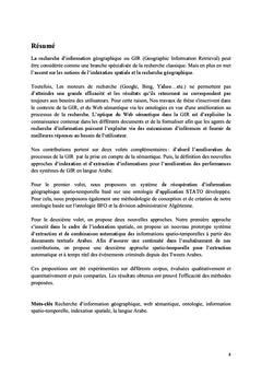 Recherche d'informations geographiques