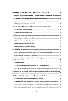 Le paludisme chez les enfants de moins de cinq ans au Sénégal