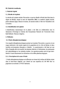 Phytochimie de Pituranthos scoparius Plante A activite antiradicalaire