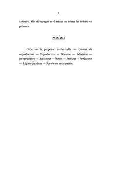 Statut du coproducteur d'une oeuvre audiovisuelle ou cinematographique