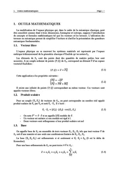Mecanique rationnelle