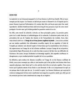 L'image de soi d'une femme souffrant de fistule