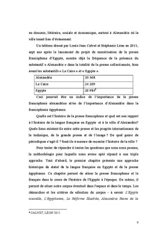 Alexandrie vue par la presse francophone d'Egypte (1919-1939)