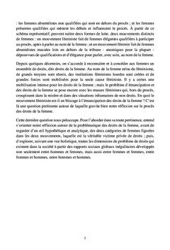 Proces des droits de la femme
