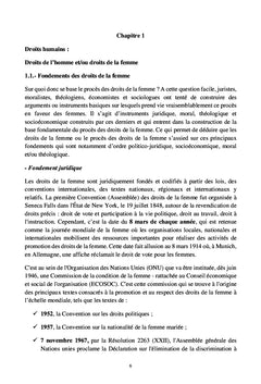 Proces des droits de la femme