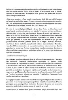 Proces des droits de la femme