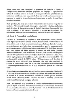 Proces des droits de la femme