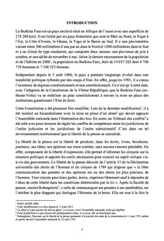 Le juge judiciaire et la liberté de la presse au Burkina Faso