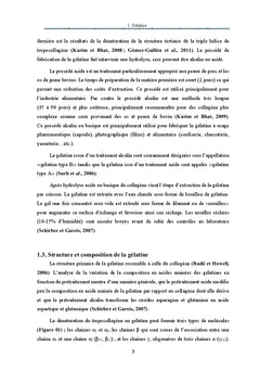 Caractéristiques techno-fonctionnelles de la gélatine bovine