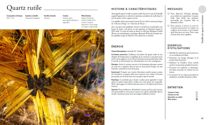 La grande encyclopédie des minéraux et des pierres de soin