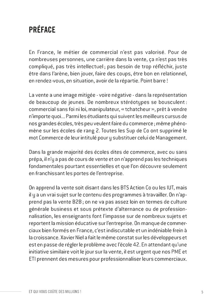 Ce que vos commerciaux ne font pas et qui vous coûte des millions