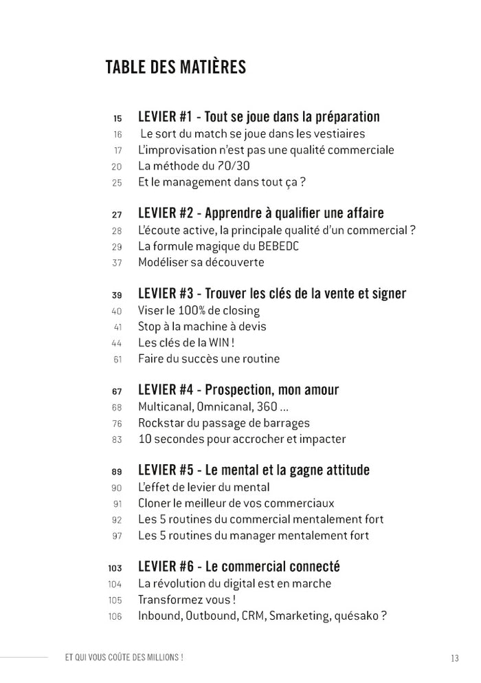 Ce que vos commerciaux ne font pas et qui vous coûte des millions