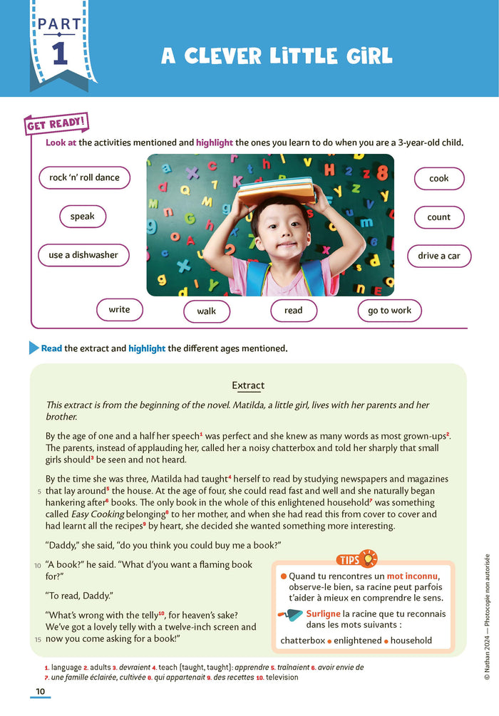 Reading Guide - Mathilda