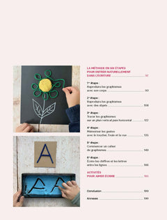 Mon enfant se prépare à écrire - 150 activités de manipulation et d'écriture - 1 à 6 ans