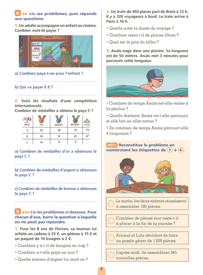 Mon cahier de problèmes de maths CE1