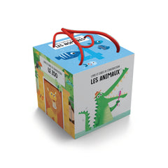 Livre et cubes de constructions : les formes