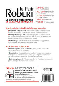 Le Petit Robert de la langue française et sa version numérique - 2027