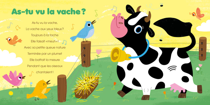 Mes premières petites chansons à la ferme à toucher