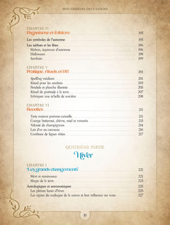 Mon grimoire des 4 saisons - Rituels et recettes pour se connecter à soi et à la nature