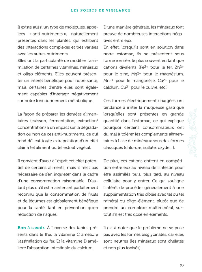 Compléments alimentaires mythes et réalités