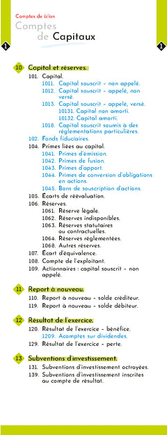 Plan comptable général 2025/2026