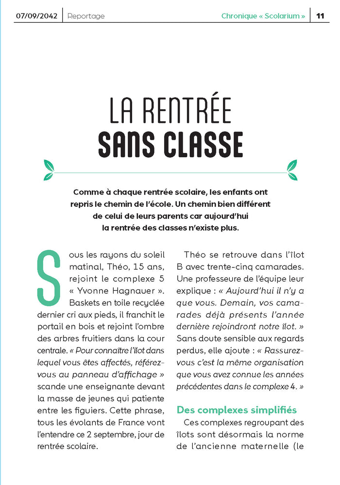 Et si on imaginait l'école de demain ?