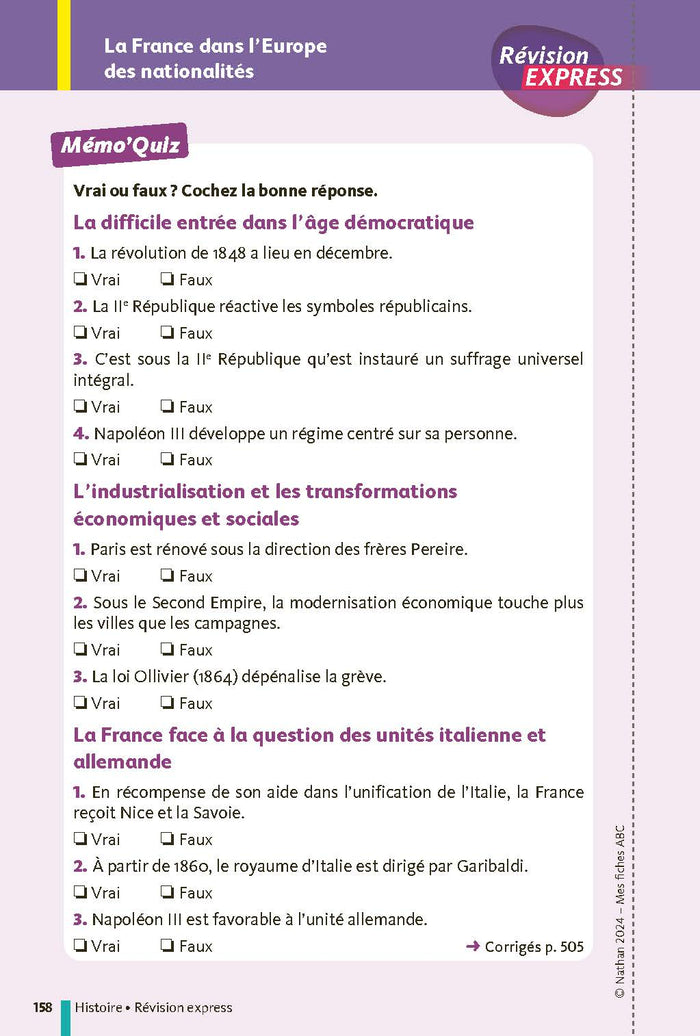 Ma Compil Fiches Bac 1re 2024