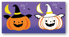 Mes premiers coloriages avec contours colorés - Halloween